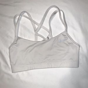White Nike Favorite Sports Bra